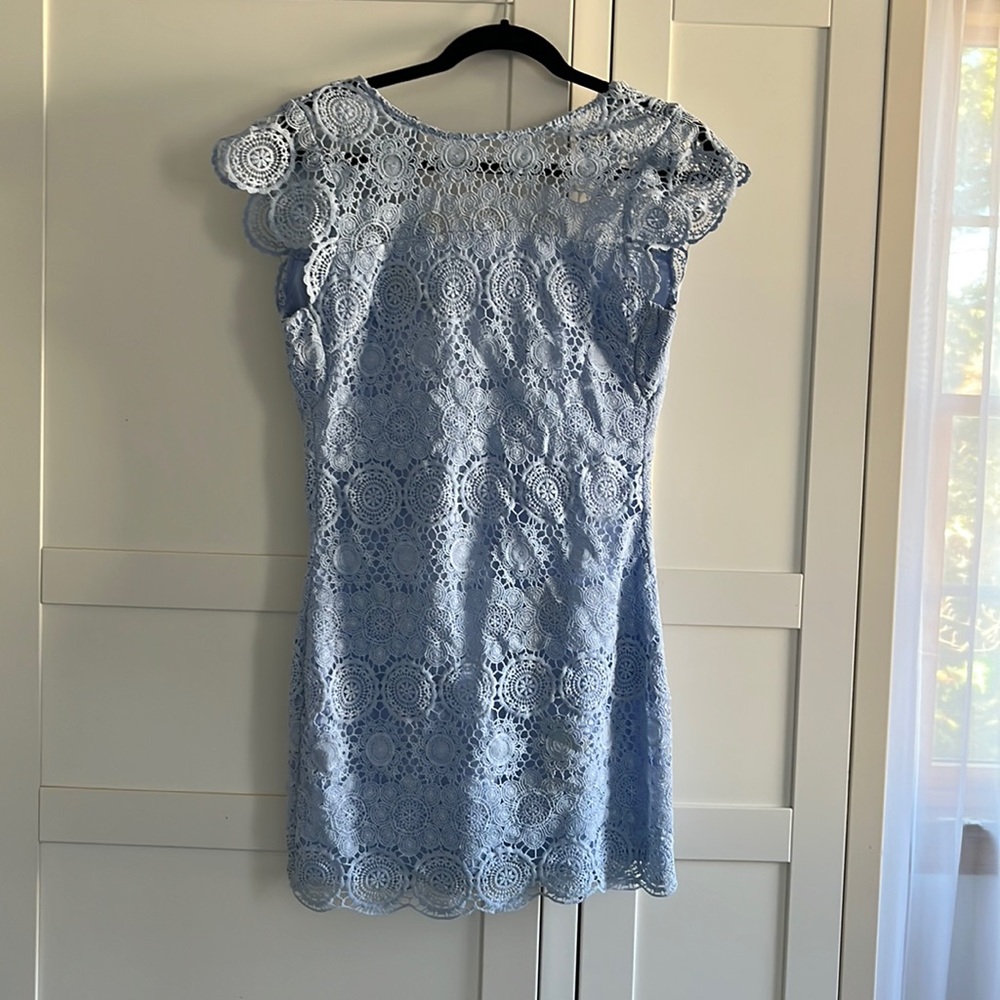 Lace mini dress